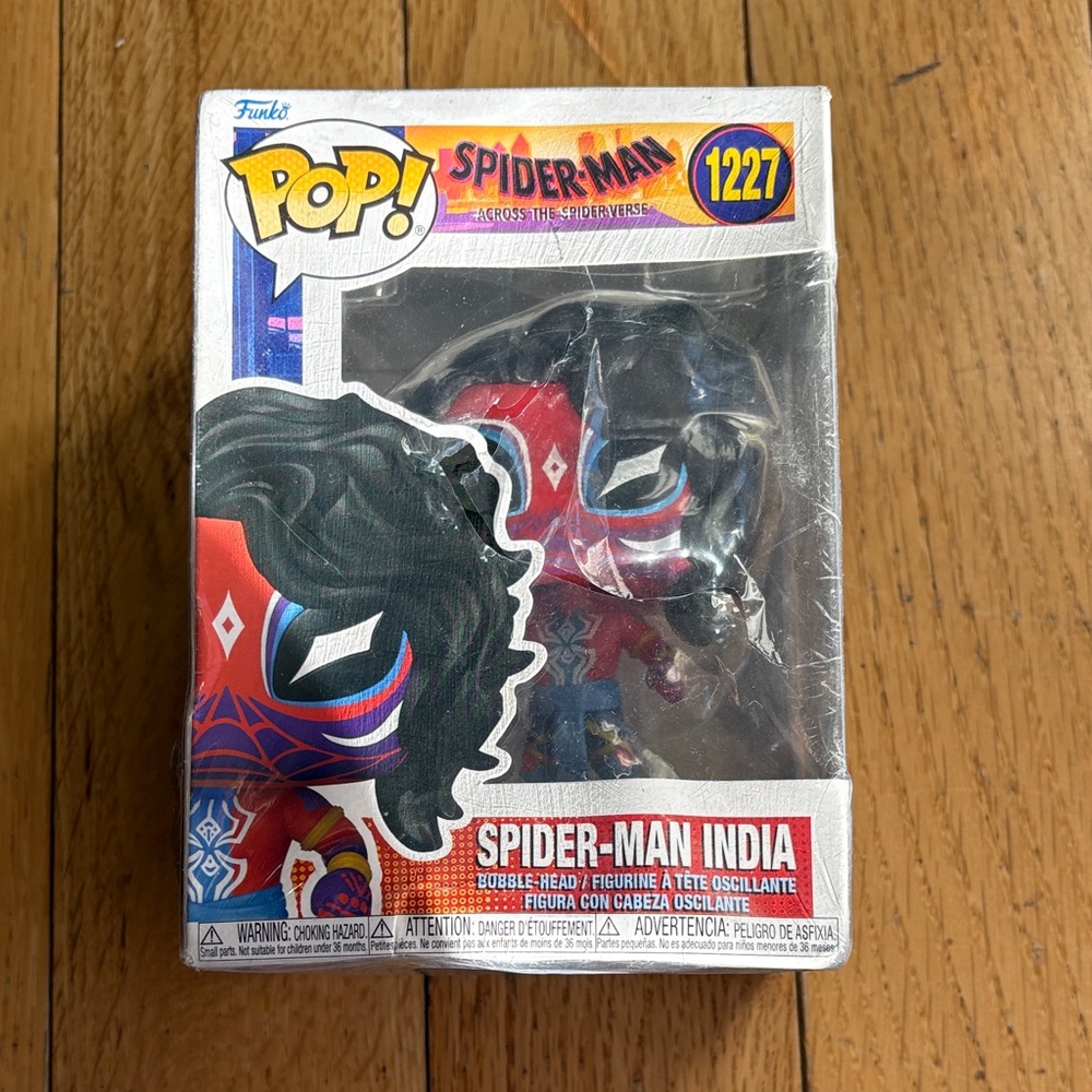 Funko Pop Spider-Man India Red and Blue Figure